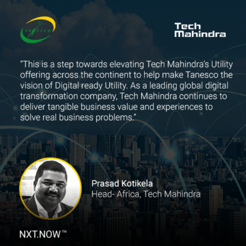 tech_mahindra's tweet photo. We are delighted to announce one of the biggest utility transformation deal with TANESCO to enable their digital transformation needs

Know more - https://t.co/23V4uGyRAc

#TechMahindraMEA #NxtNow #UtilityNxt