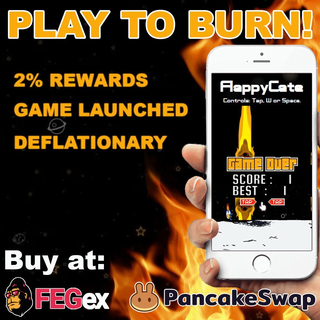flokicate's tweet photo. @Cryptic_Maestro First gaming token with Play to Burn.
@flokicate 

✅Game launched (play to burn 🔥)
✅Deflationary token.
✅2% rewards in token.
✅Only 700 holders
✅LP locked
✅Web: https://t.co/G3YMM8tLpq
✅TG: https://t.co/x3kwROhavy https://t.co/mIdBEv3SNc