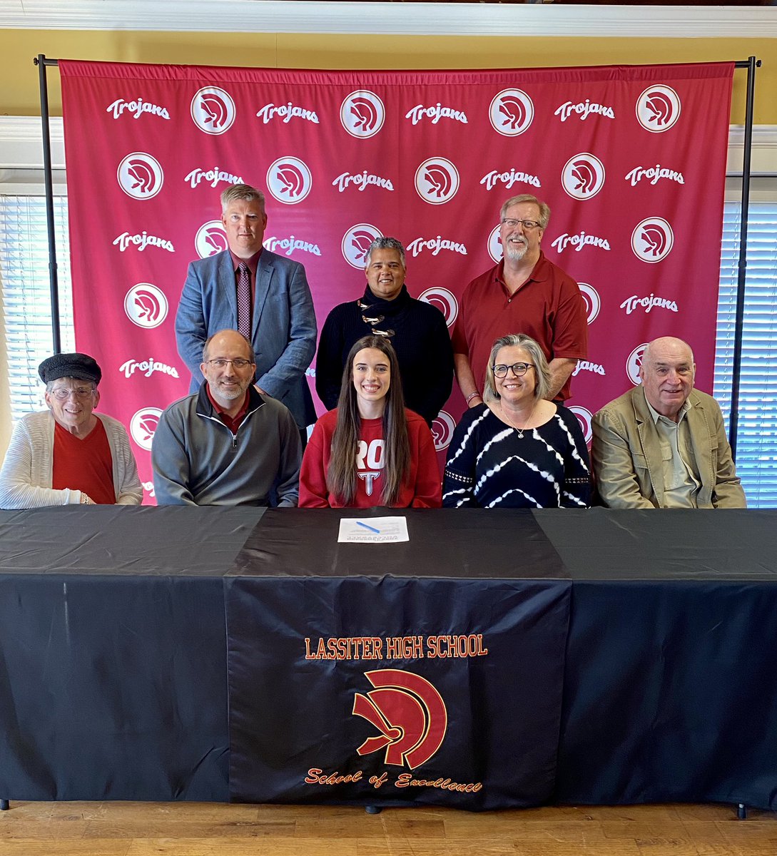 LassiterSports's tweet photo. Katie Bochniak signing with Troy University! Over 2000 career assists and multiple state championship matches. #T4L #trojannation https://t.co/Pcq84fP6wn