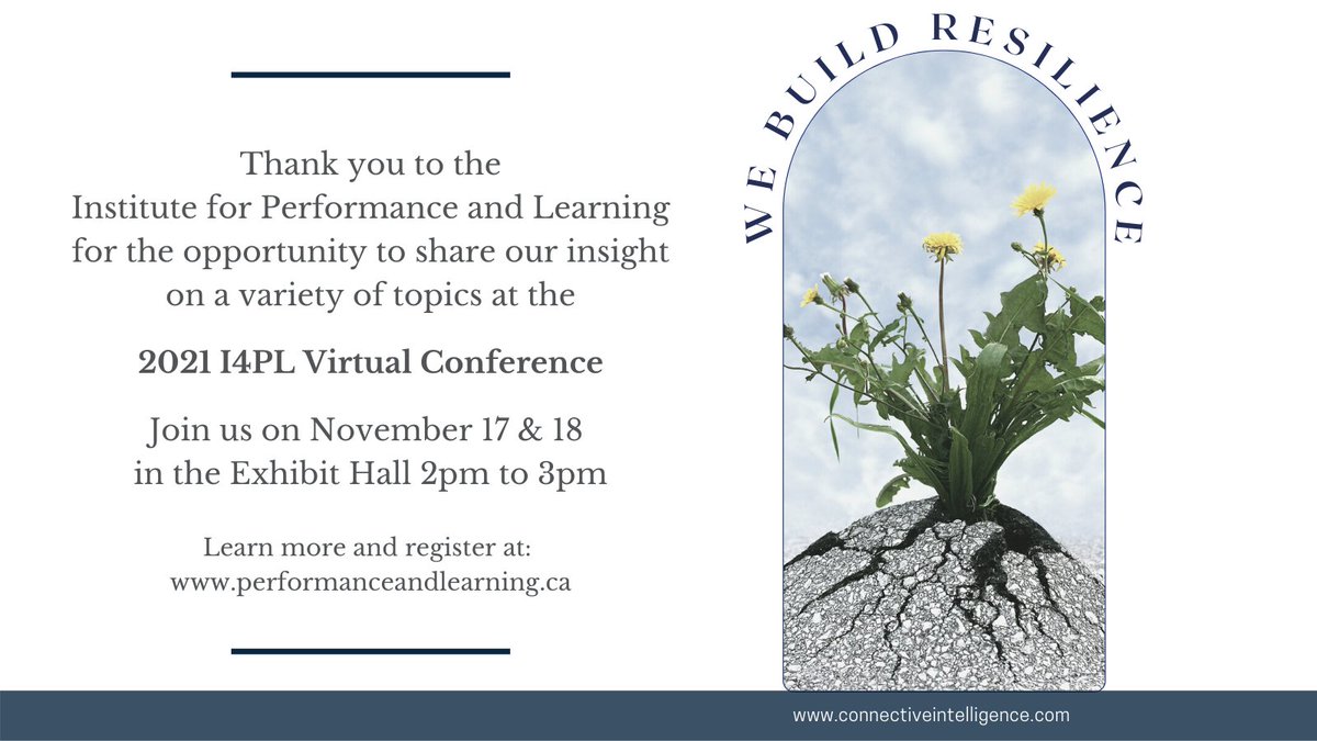 ConnectiveInte1's tweet image. #I4PL2021 #recruiting #diversityandinclusion #resilience #innovation #emotionalintelligence #alignment #growthleadership