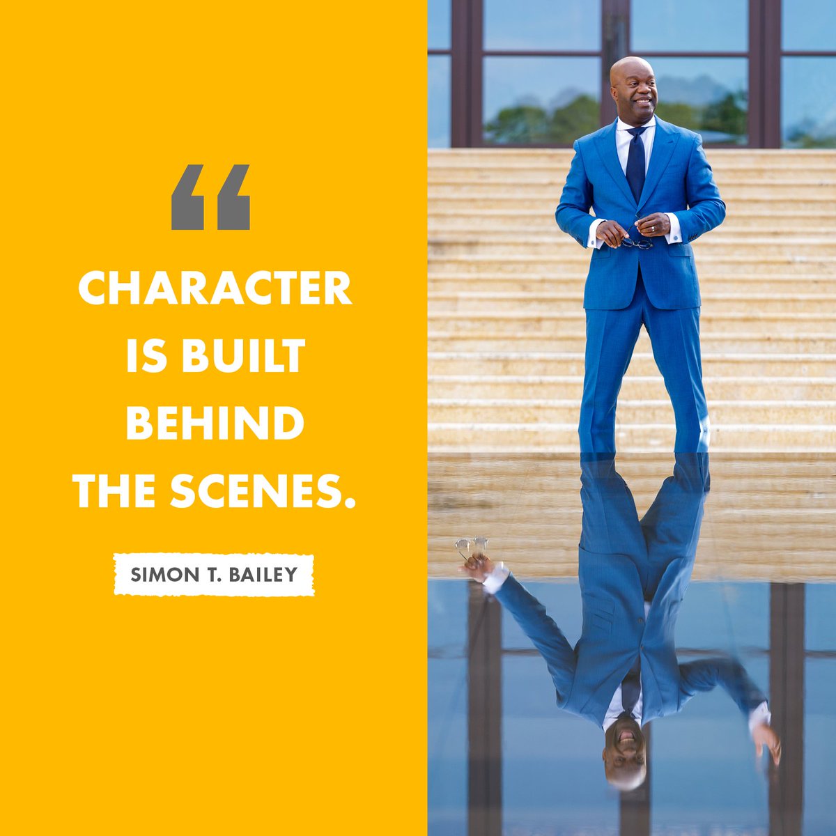 SimonTBailey's tweet photo. What you do when no one is watching defines who you are. One of my mentors used to tell me “choose right, and you will never be wrong.” #simontbailey #simonbailey #simonsays #simonspeaks #inspire #personaldevelopment #linkedinlearninginstructor https://t.co/yFNVt96fnb