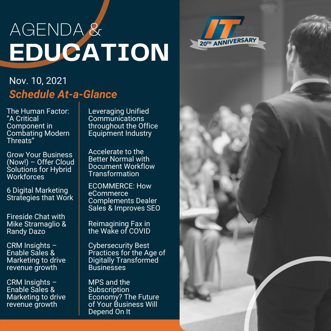 #ITEXShow kicks off this morning in Las Vegas at 8 a.m. PST at The Flamingo Hotel &amp; Casino. Check out our education schedule for today and learn more here: bit.ly/2YNqyg9.