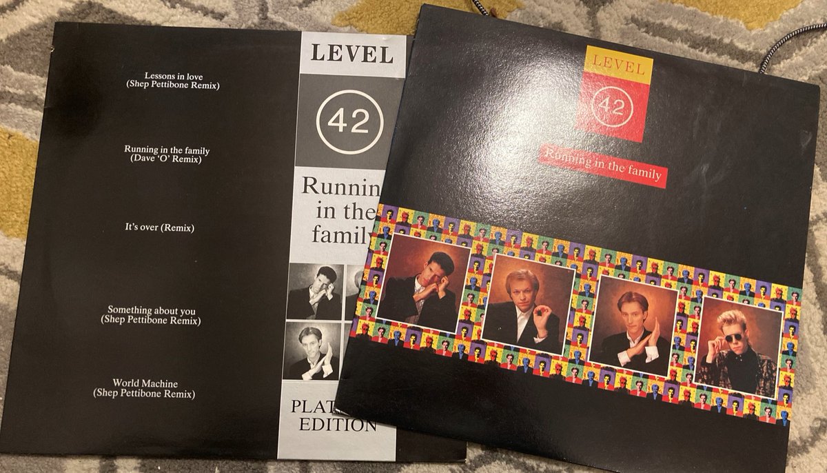 Vinyl Post. Latest obsessive buy. Limited Edition Running In the Fam double album - one more 12” to go and back catalogue vinyl level completed for L42.