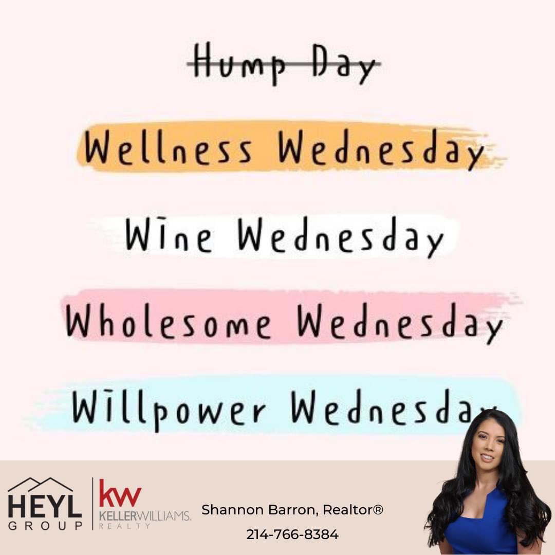 QueenBarron's tweet photo. ✨Happy Wednesday✨
#kwrealtor #YourNeighborhoodRealtor #worksmarternotharder 🏡 https://t.co/o7mTvk06A2