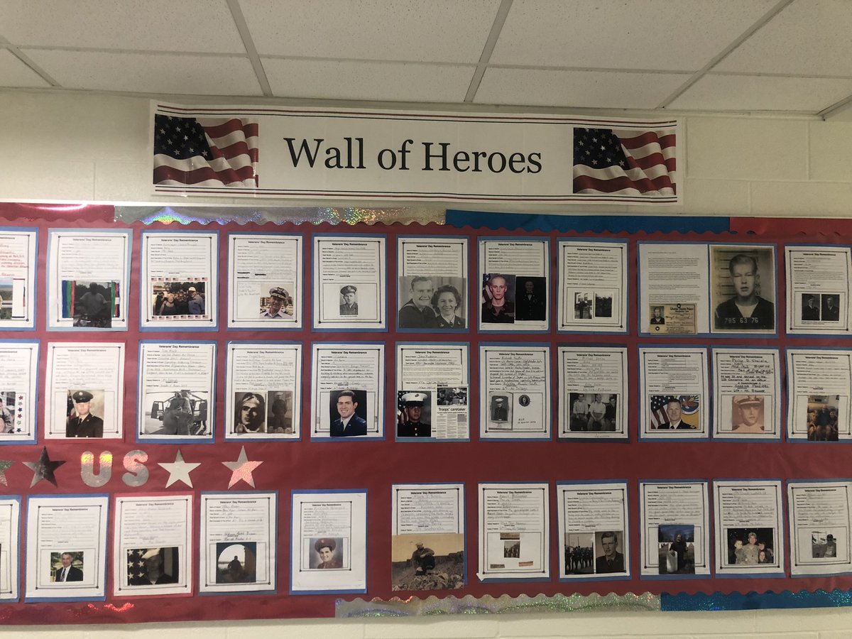 MissRosano's tweet photo. Honoring all who served 🇺🇸 #VeteransDay2021 @Mr_SClay @scofieldmagnet https://t.co/EAN1Pz7NNx