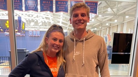 Congrats to Kasey DeSmit and Connor Fowler!! <a href="/HopeKinesiology/">Hope Kinesiology</a> winners for the SHAPE 2021 Major of the Year Award! #BeStrongBeTrue