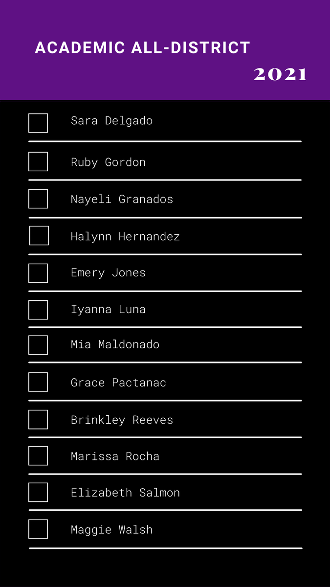 District 26-6A: Academic All-District! @SMCISD_Rattlers