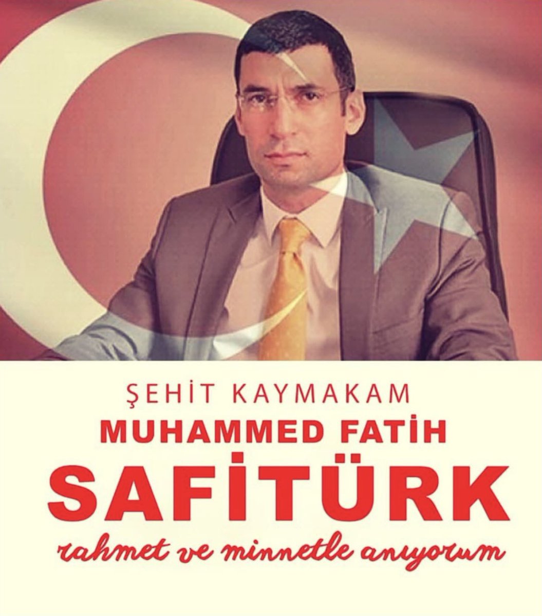 SehitvGazi's tweet photo. Vefatının 5’cı sene-i devriyesinde  Derik Kaymakamı makamında Şehit edilen Muhammed Fatih SAFİTÜRK'ü rahmetle ve saygıyla anıyoruz.

Mekanın cennet’i ali olsun inşallah https://t.co/3mIlZYSsys