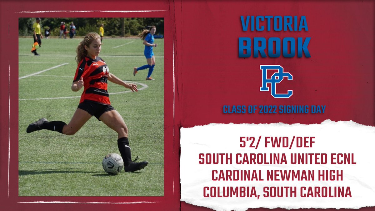 BlueHoseWSOC's tweet image. Next up is Victoria Brook, a forward/defender from Cardinal Newman HS in Columbia. Welcome to the family Victoria!

#PCWS #raisethebar