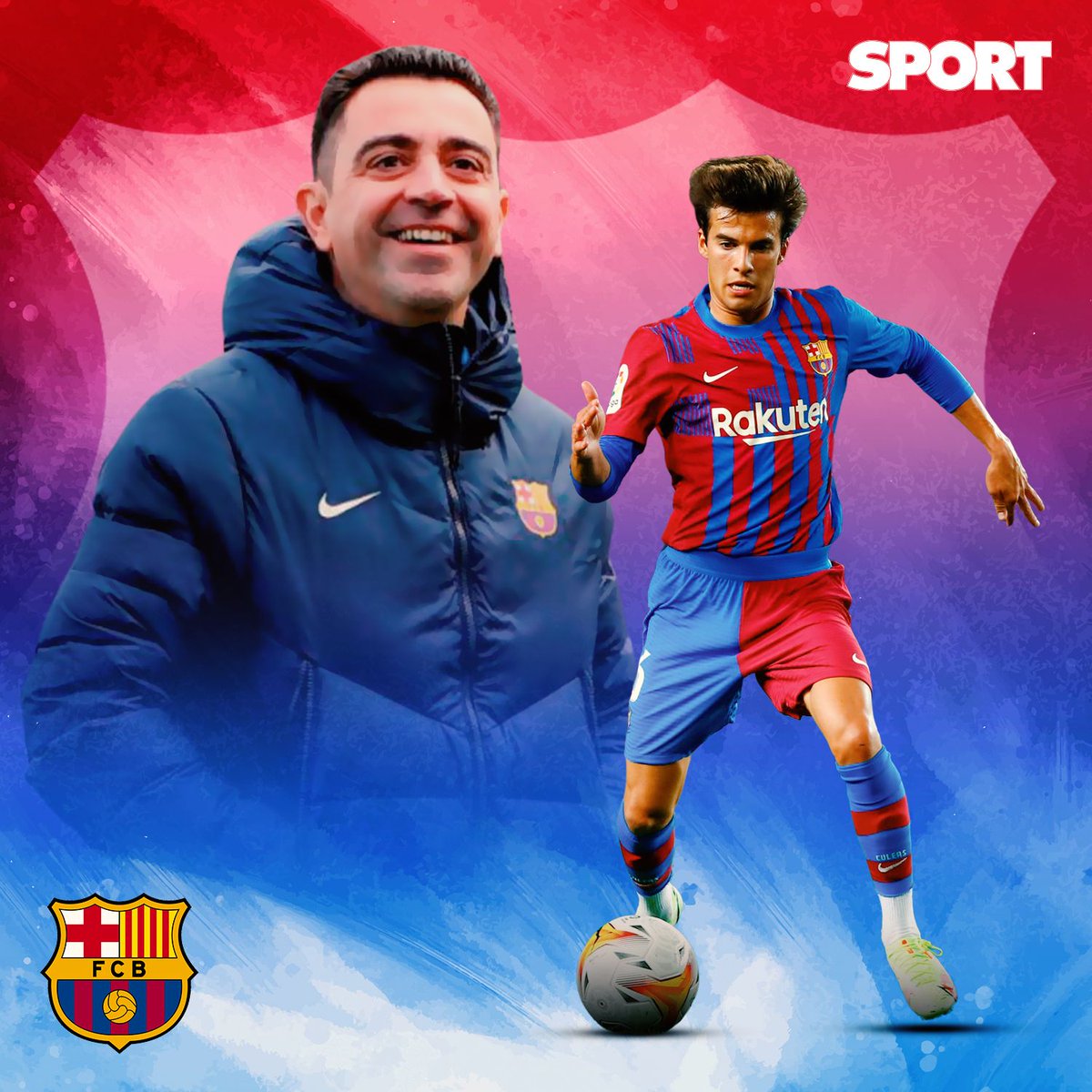sport's tweet photo. 👉Riqui Puig no logró convencer anteriormente a Valverde y Koeman, mientras que con Setién hubo un poco de todo 

⭐¿Será Xavi quien haga triunfar al jugador? 
❤️Sí
🔁No https://t.co/u95nqsy8DN
