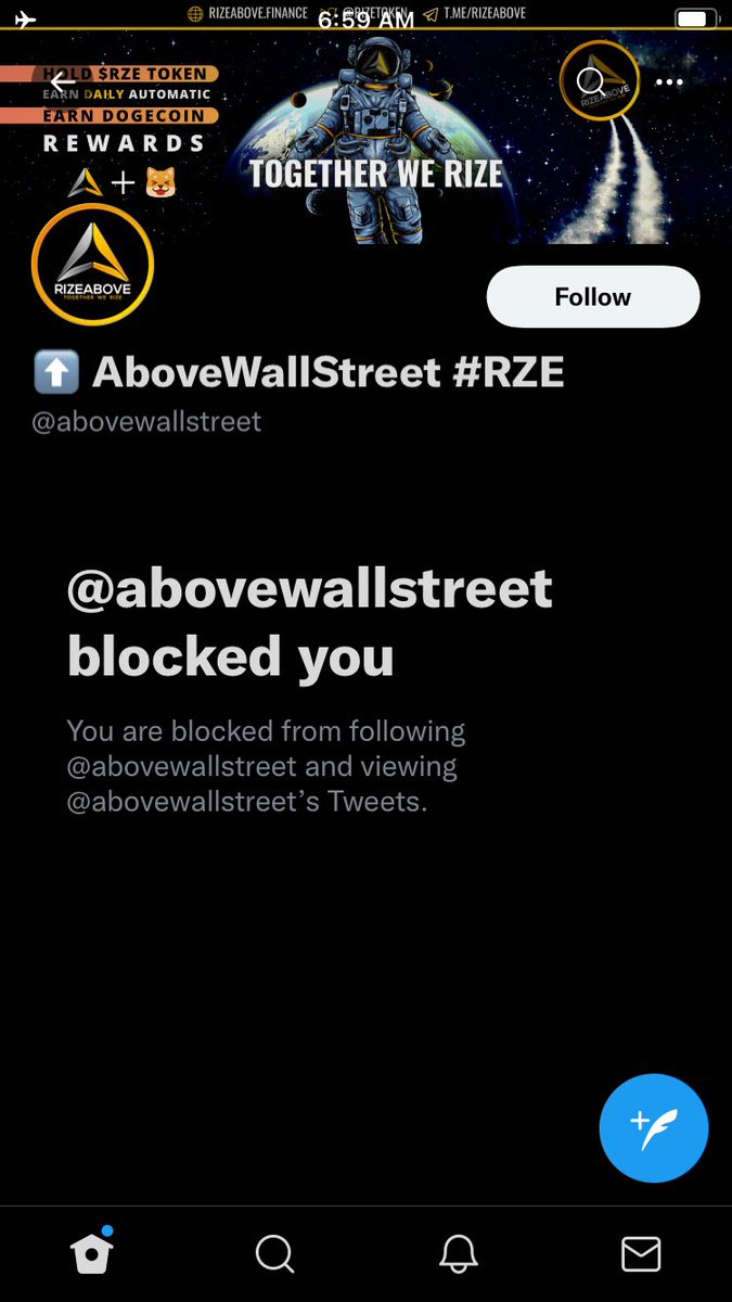 RnoHach's tweet photo. Iβm sure gonna wear this as a badge of honor!
Cheers to @abovewallstreet and all the scammy people behind #TurkeyDogeToken! I hope the #RIZE #RZE community is keeping tabs on what kind of shenanigans they are supporting. Good luck!
Now back to your regular scheduled program. π https://t.co/yagNnsllGX