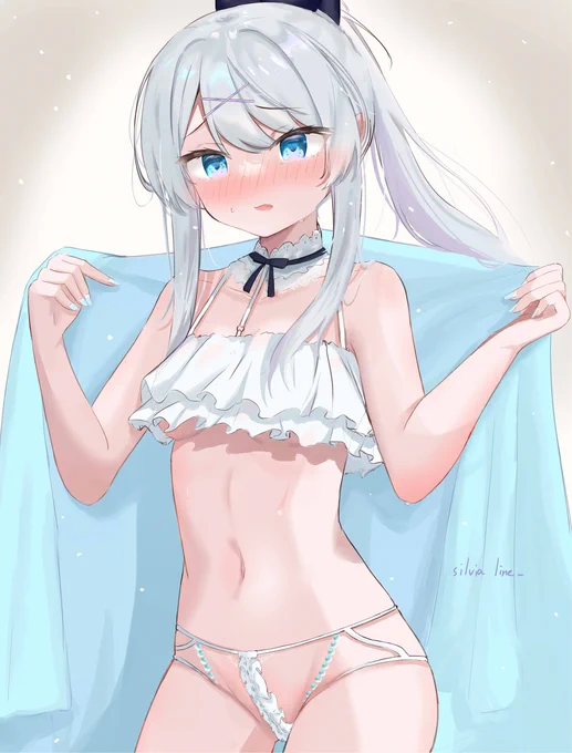 [R-18] ご主人様のえっちな趣味に付き合うメイドさん... #オリジナル ##銀髪 https://t.co/yuj0VYHrbu 