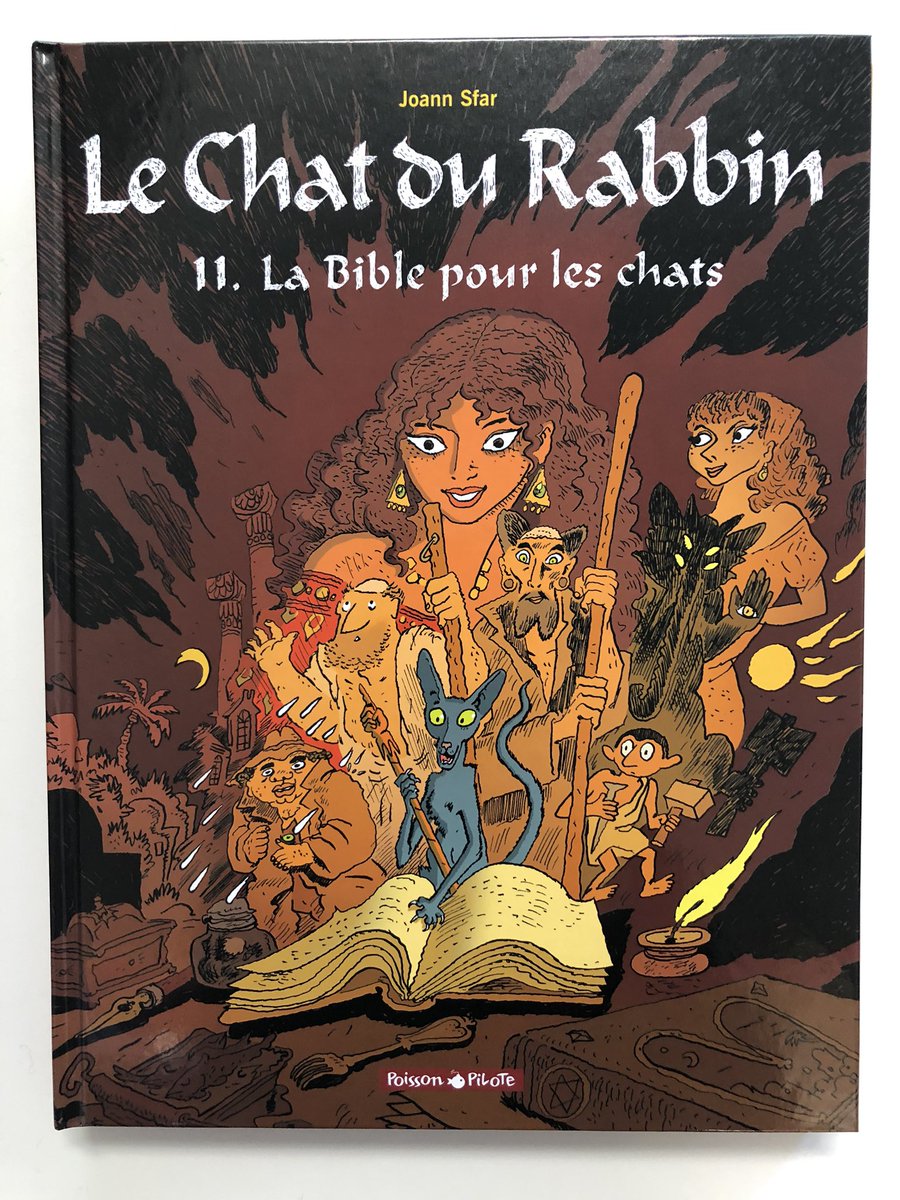 Arrivée de l'instant !
« La Bible pour les chats », onzième volume du « Chat du Rabbin », de @joannsfar , couleurs de Brigitte Findakly, en librairie le 26 novembre @EditionsDargaud !