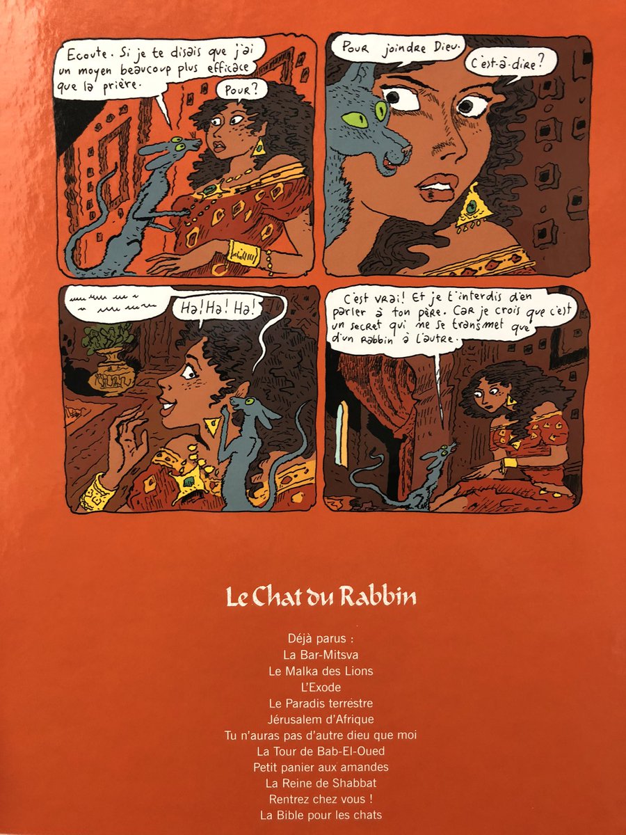 Arrivée de l'instant !
« La Bible pour les chats », onzième volume du « Chat du Rabbin », de @joannsfar , couleurs de Brigitte Findakly, en librairie le 26 novembre @EditionsDargaud !