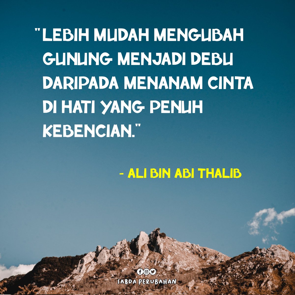SabdaPerubahan's tweet photo. Orang yang hatinya penuh kebencian menutup diri dari cahaya kebenaran. https://t.co/kbmXZoV5cG