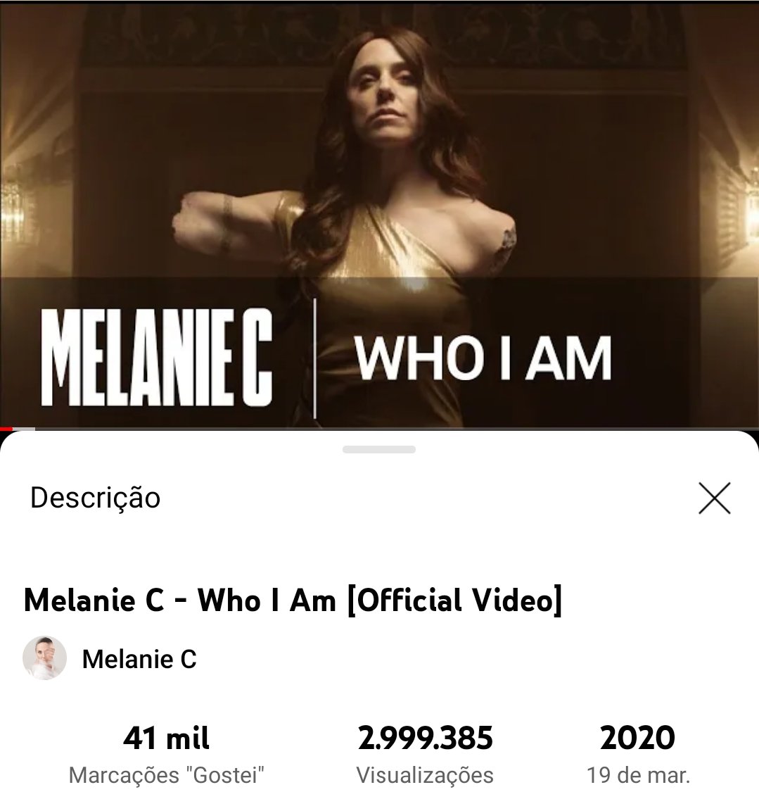 pspicegirls's tweet photo. 🚨Faltam menos de 615 views para que "Who I Am" alcance a marca de 3 Milhões no Youtube.
🧩Assista, recarregue a página e veja novamente. Não esqueça de curtir e comentar no vídeo.
👉https://t.co/PsaGeKVvYa
#GirlPower✌️ @MelanieCmusic #StreamWhoIAm #StreamMelanieC https://t.co/5SrUMlVCd9
