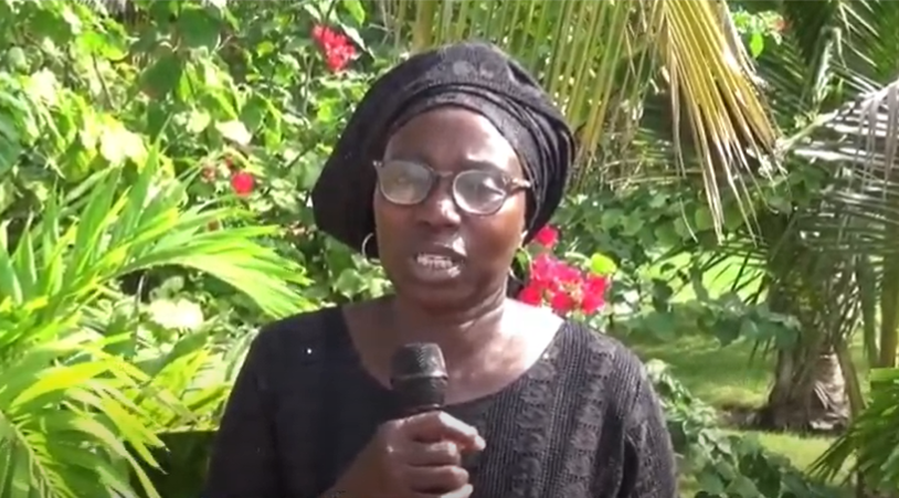 IISD_ENB's tweet photo. Alimatou Badji says problems increasing in #Senegal due to #climatechange include decreasing rainfall, pests, and diseases that damage #crops. #FAOclimate #FAOSenegal #CarrefourIntl #MRIF_Quebec #medd_gouv_sn #SnMaer https://t.co/2X0kCTtXWQ