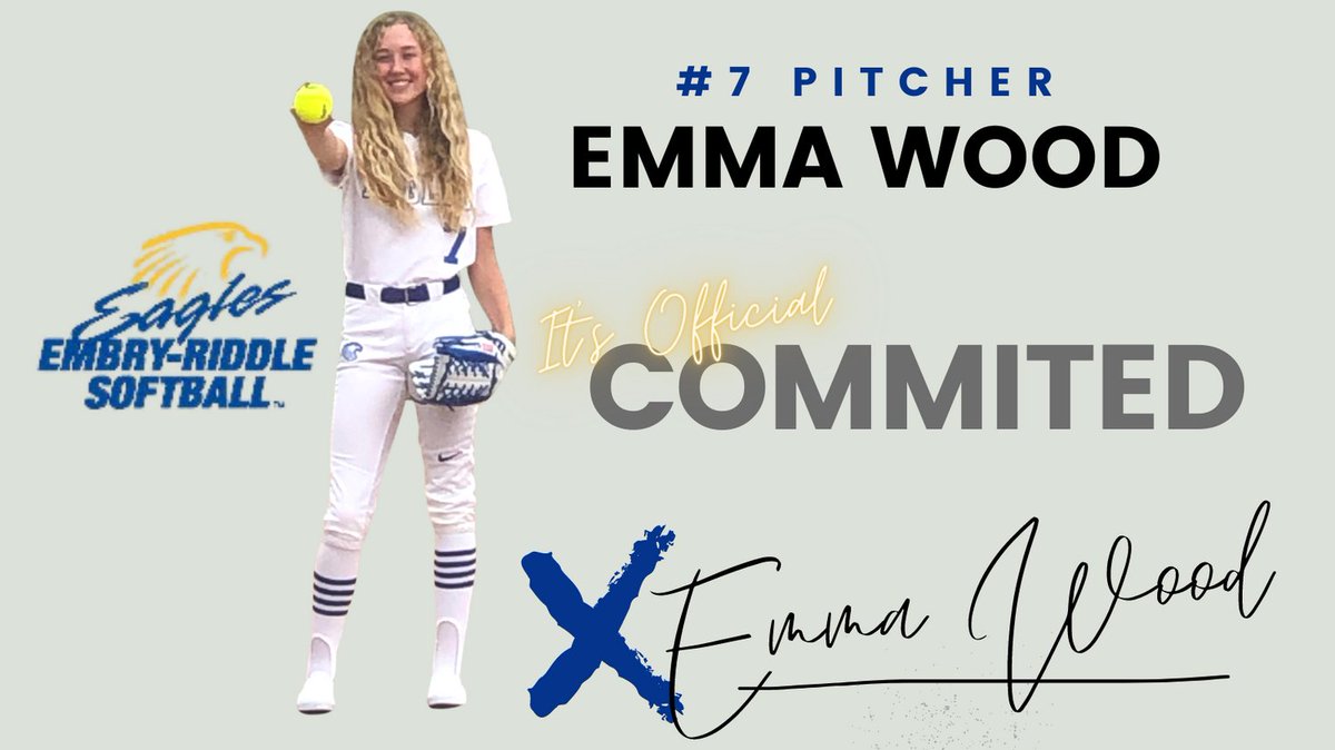 Matanzas High School Softball (@matanzassb) on Twitter photo Congratulations to Matanzas HS Senior, Emma Wood, on her commitment to Embry Riddle Aeronautical University. Happy NLI Signing Day!!!
#SheWhoHasTheWill #PirateNation
@MHSPirateNation
<a href="/MHSpiratesAD/">Matanzas Pirates Athletics</a>
<a href="/FlaglerSchools/">FlaglerSchools</a> Congratulations to Matanzas HS Senior, Emma Wood, on her commitment to Embry Riddle Aeronautical University. Happy NLI Signing Day!!!
#SheWhoHasTheWill #PirateNation
@MHSPirateNation
<a href="/MHSpiratesAD/">Matanzas Pirates Athletics</a>
<a href="/FlaglerSchools/">FlaglerSchools</a>