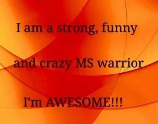 After losing a friend recently to suicide ,I know the benefits of moving/ exercising for us MSers  physically and mentally!!
YouTube “Multiple Sclerosis Fitness with Jayne MSer &amp; Warrior “
I want to share my knowledge  &amp; encourage you to move ! It’s hard but we can do this! 💋