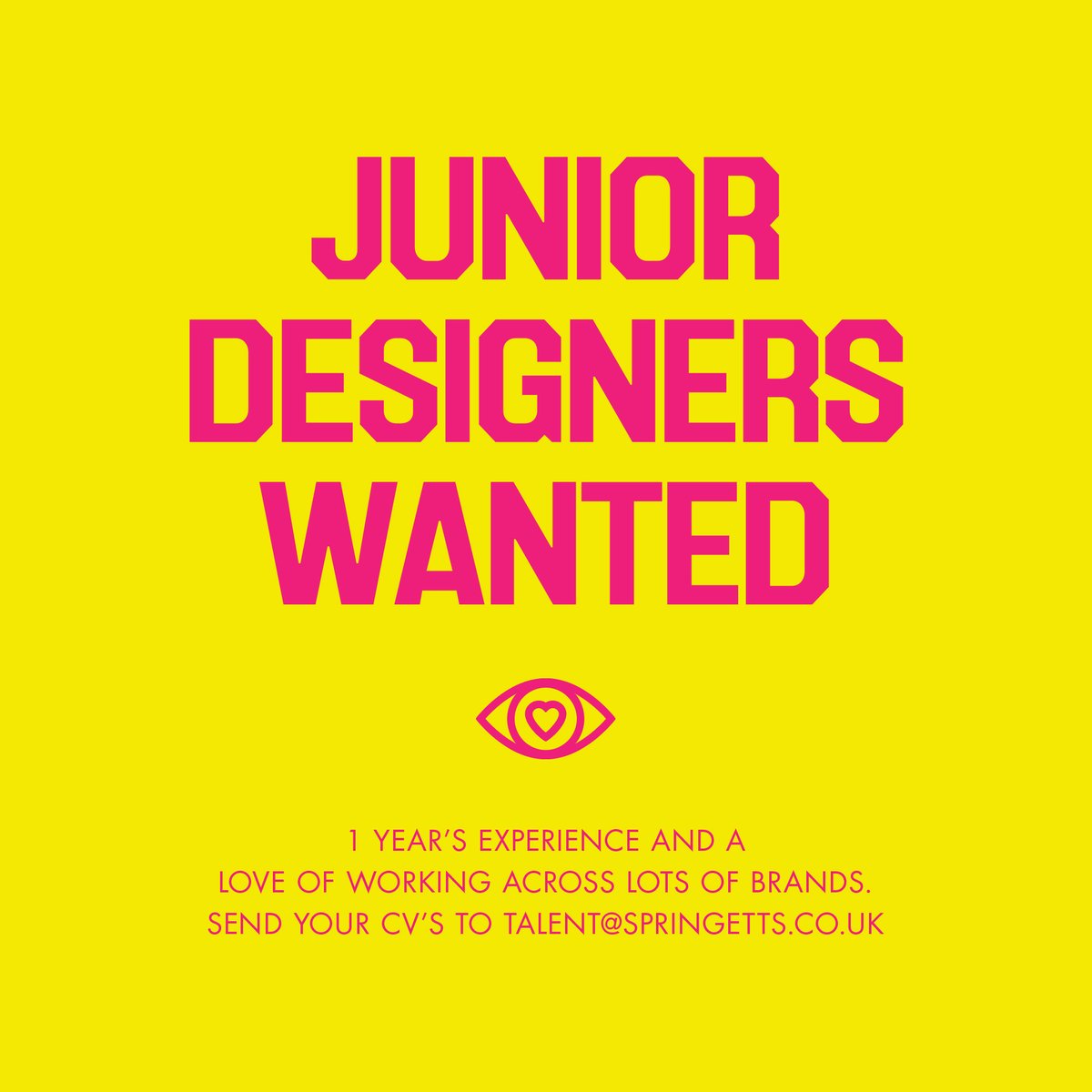 Springetts (@springettsbdc) on Twitter photo Junior Designers Wanted!
springetts.co.uk/careers/junior…
#Hiring #Jobs #DesignJobs #GraphicDesignJobs #GraphicDesigner #Designer #BrandDesign #PackagingDesign #PackagingDesigner #GraphicDesigner #Careers #Recruitment #Sprignetts #GraphicDesignJob Junior Designers Wanted!
springetts.co.uk/careers/junior…
#Hiring #Jobs #DesignJobs #GraphicDesignJobs #GraphicDesigner #Designer #BrandDesign #PackagingDesign #PackagingDesigner #GraphicDesigner #Careers #Recruitment #Sprignetts #GraphicDesignJob