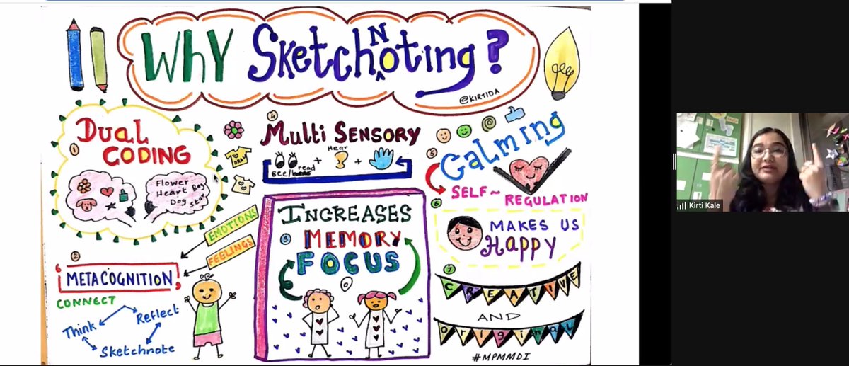 tinapeji_21's tweet photo. Thank you for such an amazing #sketchnoting session @kirtidakale! 
#DAISFamily #PD
#DreamLearnExcel
#sketchnote https://t.co/OjxSPNanrm