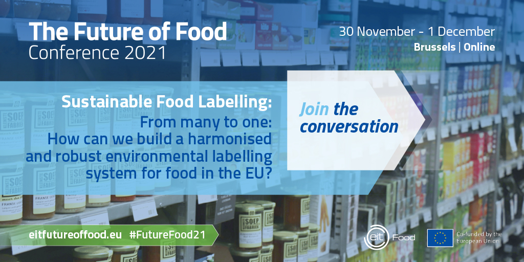Sustainable #FoodLabels often refer to a single environmental factor &amp; can be confusing for consumers, says our CEO <a href="/AndyZynga/">Andy Zynga, Ph.D.</a>: bit.ly/31GPYxo

How can the EU strike a balance between the robustness &amp; credibility of labels? More at #FutureFood21: eitfutureoffood.eu