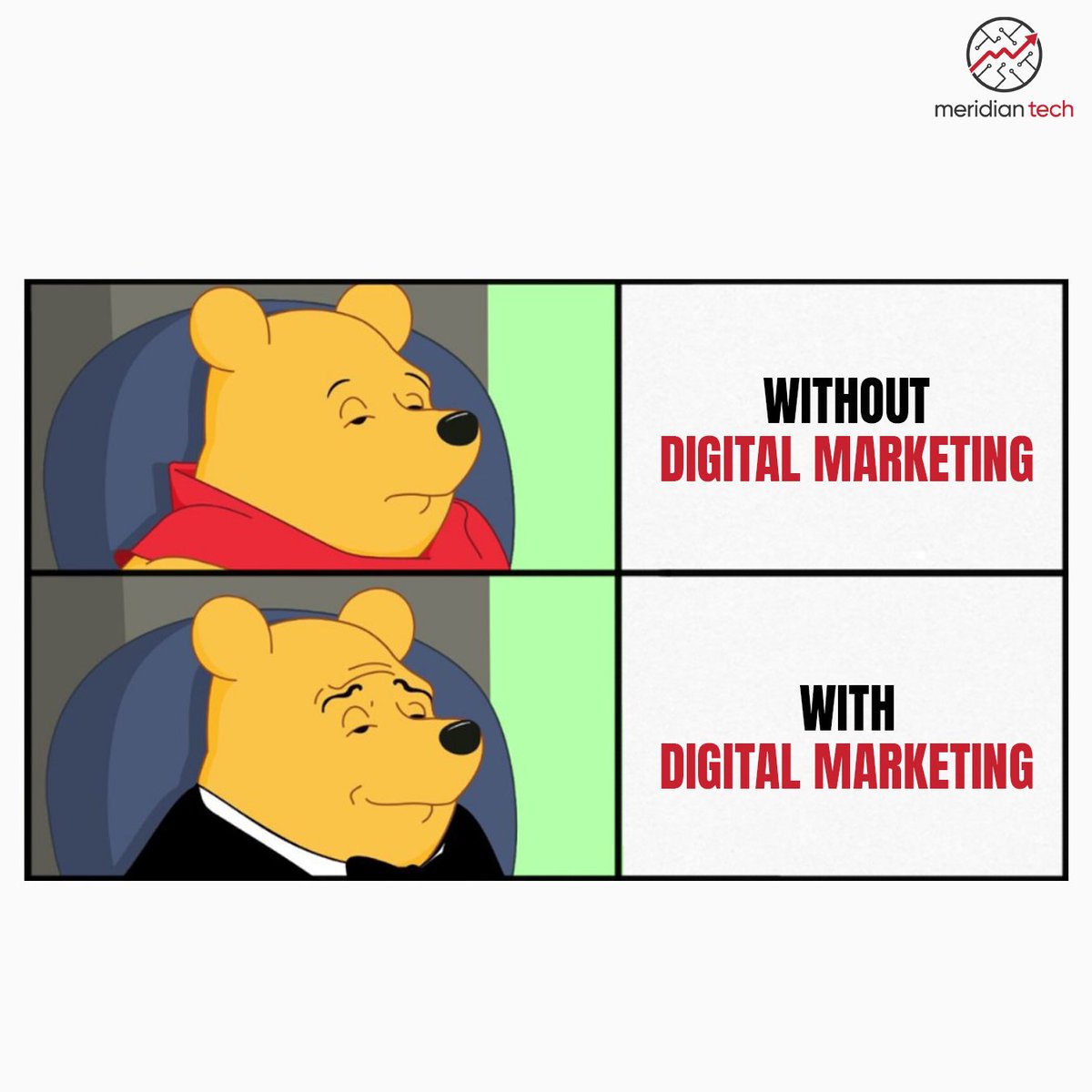 tech_meridian's tweet photo. #DigitalMarketing enables real-time communication with your customers. Significantly, it enables them to communicate with you. Take a moment to consider your social media approach.
Reach us out!
Call at +923333569295 or 111333375
https://t.co/bO51704Bai
#WinnieThePooh #Meridian https://t.co/zuqRPMm7cU