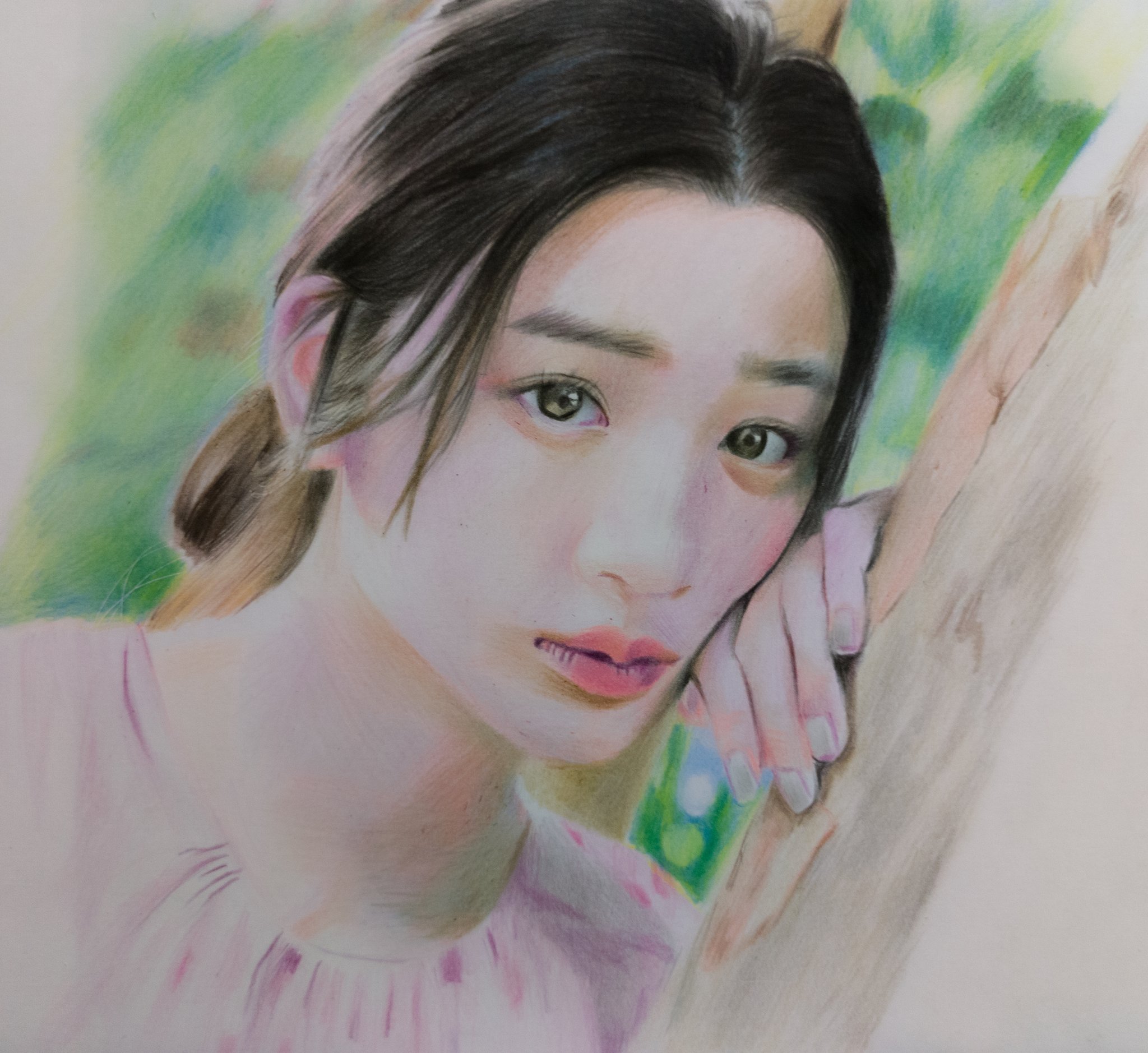 はま 永野芽郁 の色鉛筆画 似顔絵オーダー 鉛筆 鉛筆画 色鉛筆 色鉛筆画 パステル画 似顔絵 人物画 美人画 デッサン 細密画 絵 イラスト イラストグラム Illustgram Pencildrawing Colorpencil Coloredpencil Pencilart Sketch 絵描き