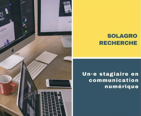 Solagro_asso's tweet photo. [STAGE COMMUNICATION DIGITALE]
Passionné par le #digital et l'#environnement ? Une belle opportunité de stage à #Toulouse chez #Solagro.

Durée : 3 à 6 mois, janvier à août 2022.

https://t.co/0fDdSTlcu3 https://t.co/arGlXf7KIi