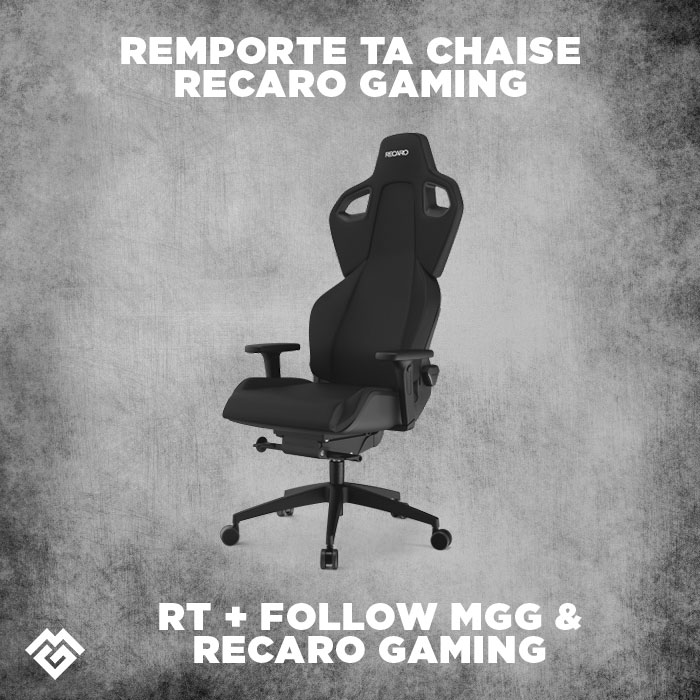 MGG_France's tweet image. [Concours]

C'est Noël avant l'heure ! 
Tente de remporter cette magnifique chaise RECARO Exo Platinum Black &amp;amp; Black pour jouer avec style 😍

Pour participer :

🔀 RT + follow @MGG_France &amp;amp; @RECARO_Gaming 

TAS le 17/11
