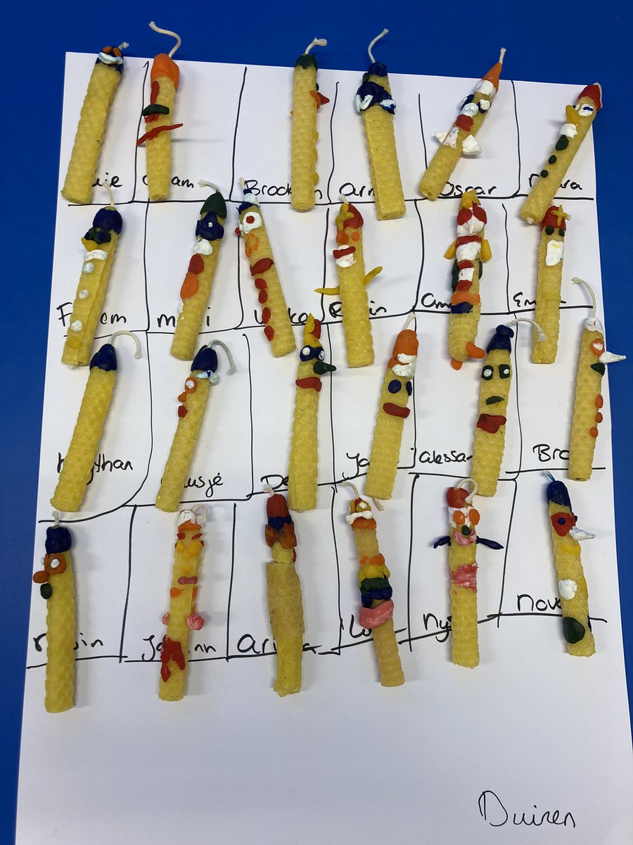 Weer een top workshop vanochtend. Kaarsen maken met drie groepen kleuters op de #DeDuinvlinder in #AlmerePoort. Geconcentreerd een uur het werk, met echte bijenwas en lont. Fijne motoriek oefenen kan óók leuk zijn. #cultuuralm