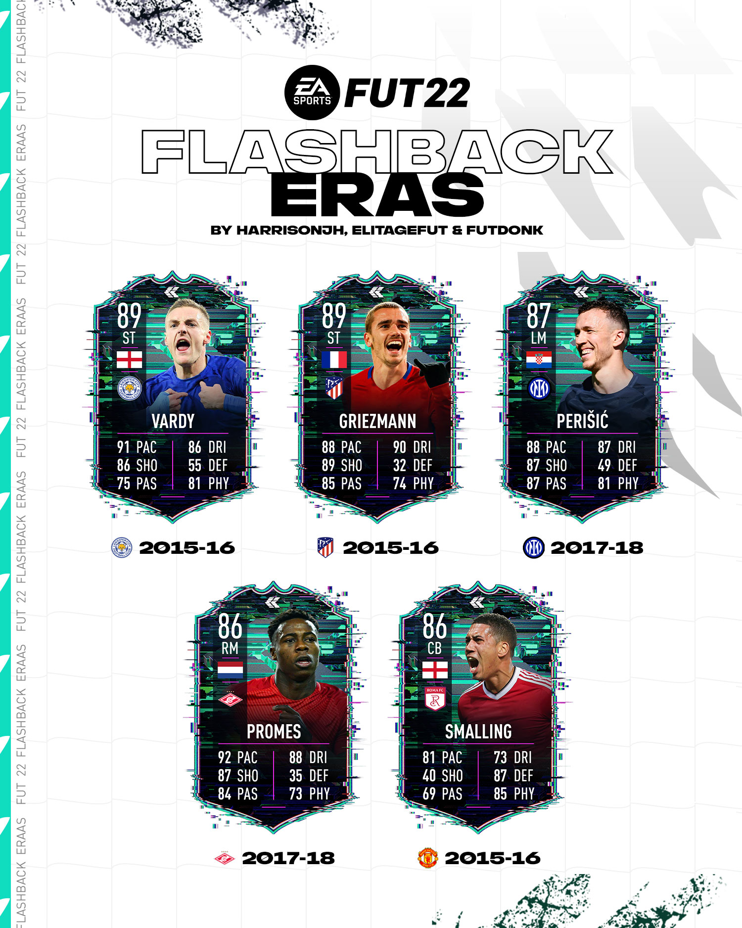 Fifa 22 Leaks Twitter deltafifa on X: "#FUT22 Flashback♻️ 89 #Vardy 🏴, 89 #Griezmann 🇫🇷 & 87 #Perišić 🇭🇷 Do you remember them in the past? Credits @Elitage_ & @DonkTrading & @HarrisonJH_ #Flashback #FIFA22 #FIFA22 #FIFA22Ratings #