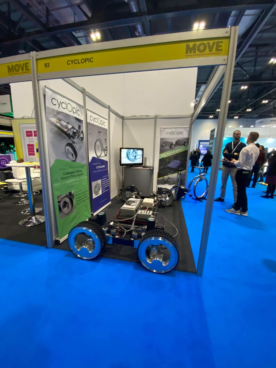 CyclopicLtd's tweet photo. Thank you to everyone who came and saw us over the last 2 days at @MOVE_Event! The team at Cyclopic have enjoyed presenting, showcasing and meeting everyone! We look forward to connecting and catching up with everyone who we met at the show! #mobilityevent #futureofmobility https://t.co/efswyzNUPL