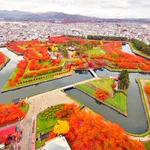 ゼンリンが秋の五稜郭は美しいと写真を投稿、加工しすぎて謝罪!