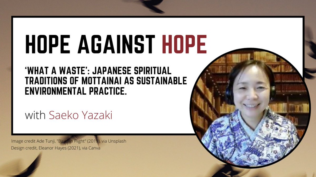 Airing 7pm, UK Time: Ep.11 of our "Hope against Hope" vodcast with Saeko Yazaki. Available at: Bit.ly/TRS_UofG

#COP26   #COP26Glasgow