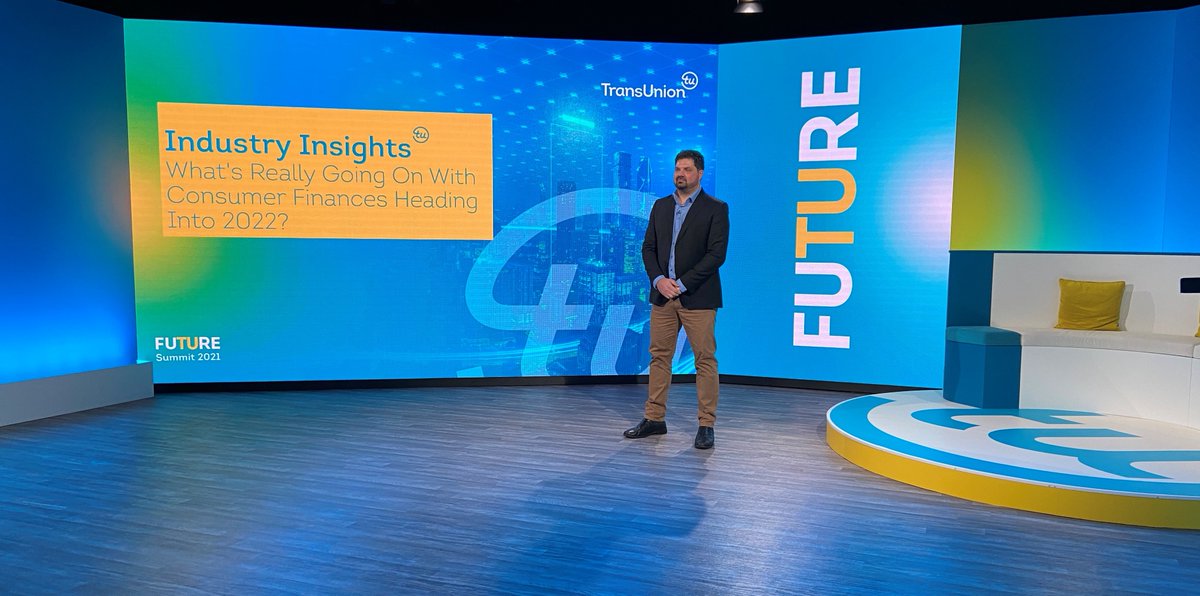 Chad Reimers’s much anticipated session has started. He's taking attendees through the latest credit industry insights, focused on consumer behaviour and attitude. #TUSummit #ConsumerTrends