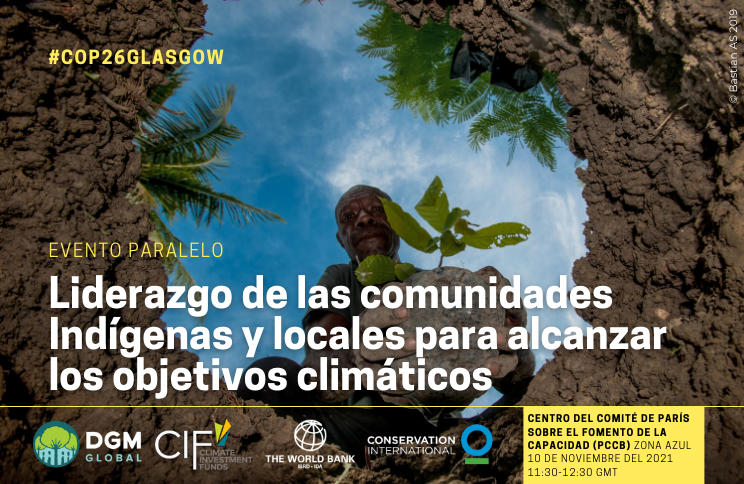 AHORA: en el evento paralelo DGM Global del PCCB de #cop26: "Liderazgo de las comunidades indígenas y locales para alcanzar los objetivos climáticos". LIVESTREAM: bit.ly/3wxQPLY <a href="/SOTZIL_MAYA/">SOTZ´IL</a> <a href="/ACOFOP/">ACOFOP</a> <a href="/UNFCCC/">UN Climate Change</a> <a href="/mdesawetoperu/">MDE Saweto Perú</a> <a href="/mde_mexico/">MDE México</a>