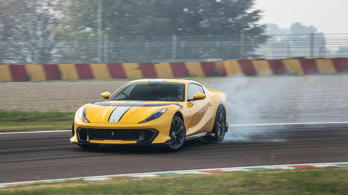 The Ferrari 812 Competizione doesn’t just thrill on account of its staggering engine, but also its engaging and approachable chassis – <a href="/AdamTowler/">Adam Towler</a> went to Fiorano to give us our first taste – evo.co.uk/ferrari/ferrar…