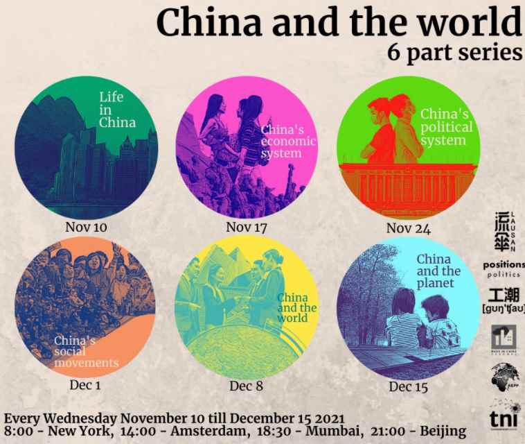 Een aantal organisaties waaronder het Transnational Institute organiseren een reeks van 6 webinars over de Volksrepubliek China in zijn verschillende facetten. Zeer welkom, want we mogen niet voortgaan op het vijandbeeld dat steeds  verder verspreid

andereuropa.org/events/6-webin…