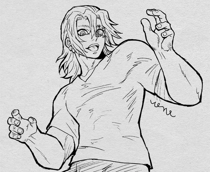 雑なしごおわ絵。
楽しそうな💎さん💕💕💕

またsensitiveと言われそうなので絵の下を切った😣そうでもない絵でもsensitiveと言われる謎💦呪われているのかエロイ何かが出ているのだろうか⁉️何故ッ‼️ 