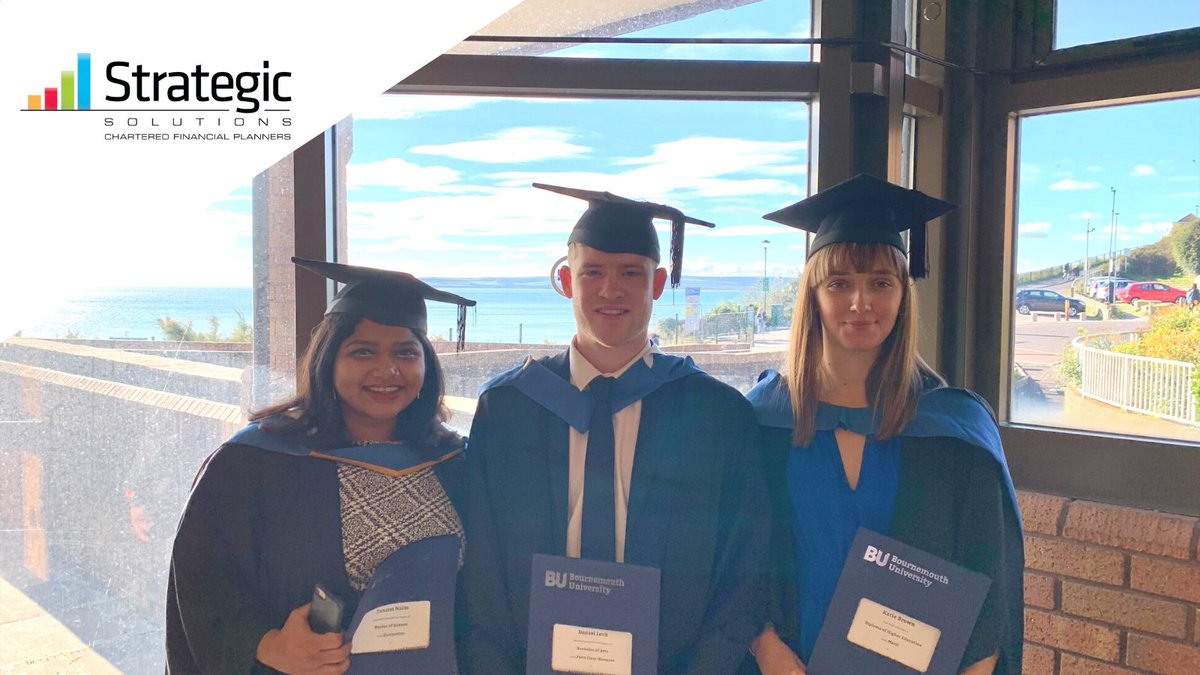 Massive congratulations to Tanzim who has graduated with a Master of Science in International Finance &amp; Economics, Dan has passed his Bachelor of Arts in Accounting &amp; Finance and Katie has received a Diploma of Higher Education in Business Studies. #NextGen #FinancialServices