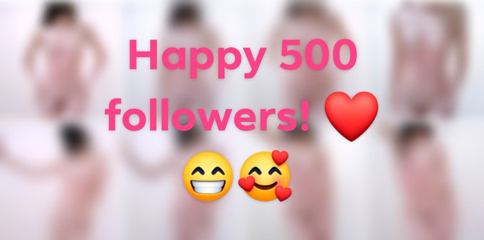 Such a proud moment, reached 500 and still counting. Thanks to all our loyal followers for your support
