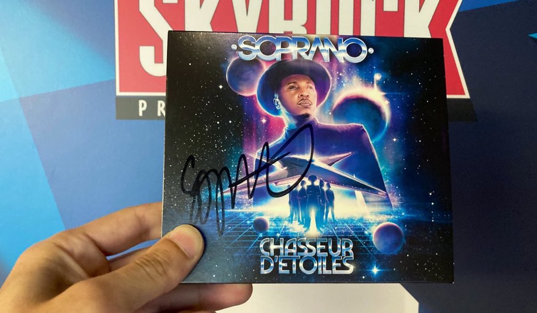 mehdiradio's tweet photo. 🎁#concours 

RT/FOLLOW et tweet avec le #skyrockdedicace pour gagner le📀 dédicacés de @Sopranopsy4 

Tirage o sort 16h !!!! 

1 gagnant 🏆
bonne chance à tous 😜 https://t.co/hz2ddi2G46