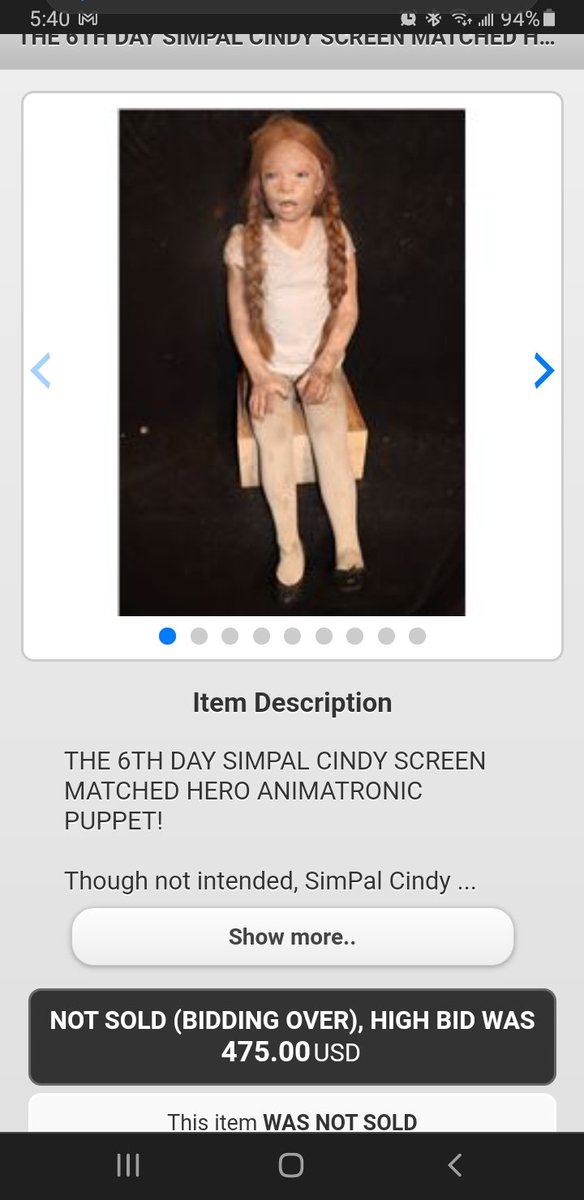 CatLadyNerd1's tweet photo. @WHMPodcast this doll from 6th Day was not sold!!! https://t.co/qwwWPTSFO8