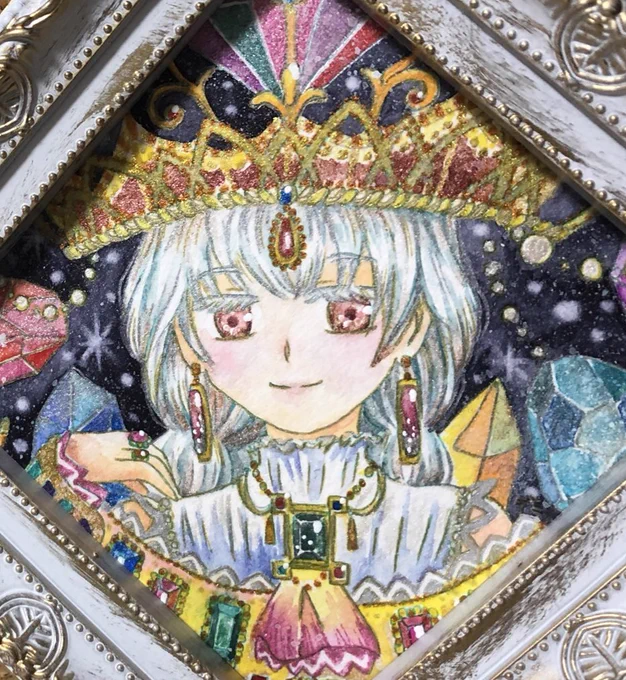 そういえば展示会の絵にもルネ君の漫画にも出てくる彼女…意外と好きと言ってくださるいらっしゃって嬉しいです
いろいろ明かしちゃうとつまらないのでルネ君の主とだけ…お話を再構成した際この御姿になりましたが初めは男よりな姿だったりもしました 