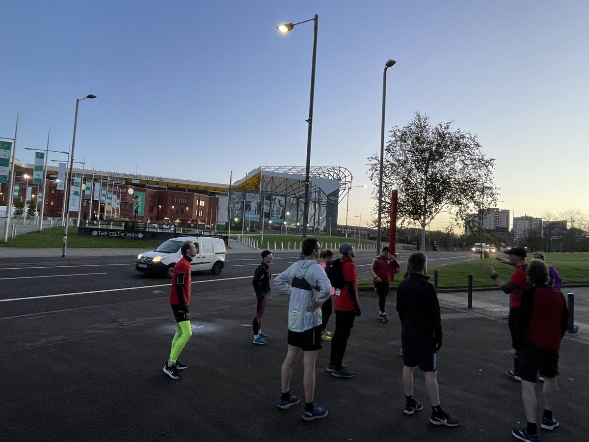 Brucie_James's tweet photo. Brilliant start to the day out running with the #COPruns tour out to the east. Excellent tour guide from @johngilbertarch taking in #Passivhaus, new parks, #SuDs and new statues https://t.co/Awgxj4Yeqv