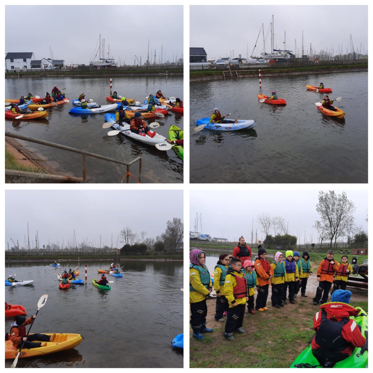 HarpAcademy1's tweet photo. Dahl class mornings activities of kayaking and team building, after lunch the children will swap activities #fellowshipafloat #pe https://t.co/OFsNAehrZV