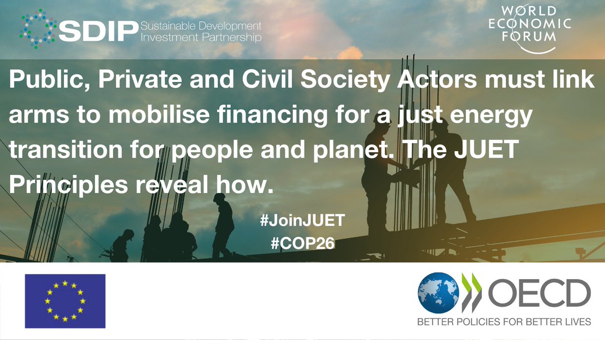 SDIPfinanceSDGs's tweet photo. We call on public, private, and civil society stakeholders to rally the support needed for developing countries to embark on a #justenergytransition and phase out and replace coal-fired power. Get involved and #joinJUET: https://t.co/4Tw2g3CJSy #COP26 https://t.co/9mxt7ZfJb6