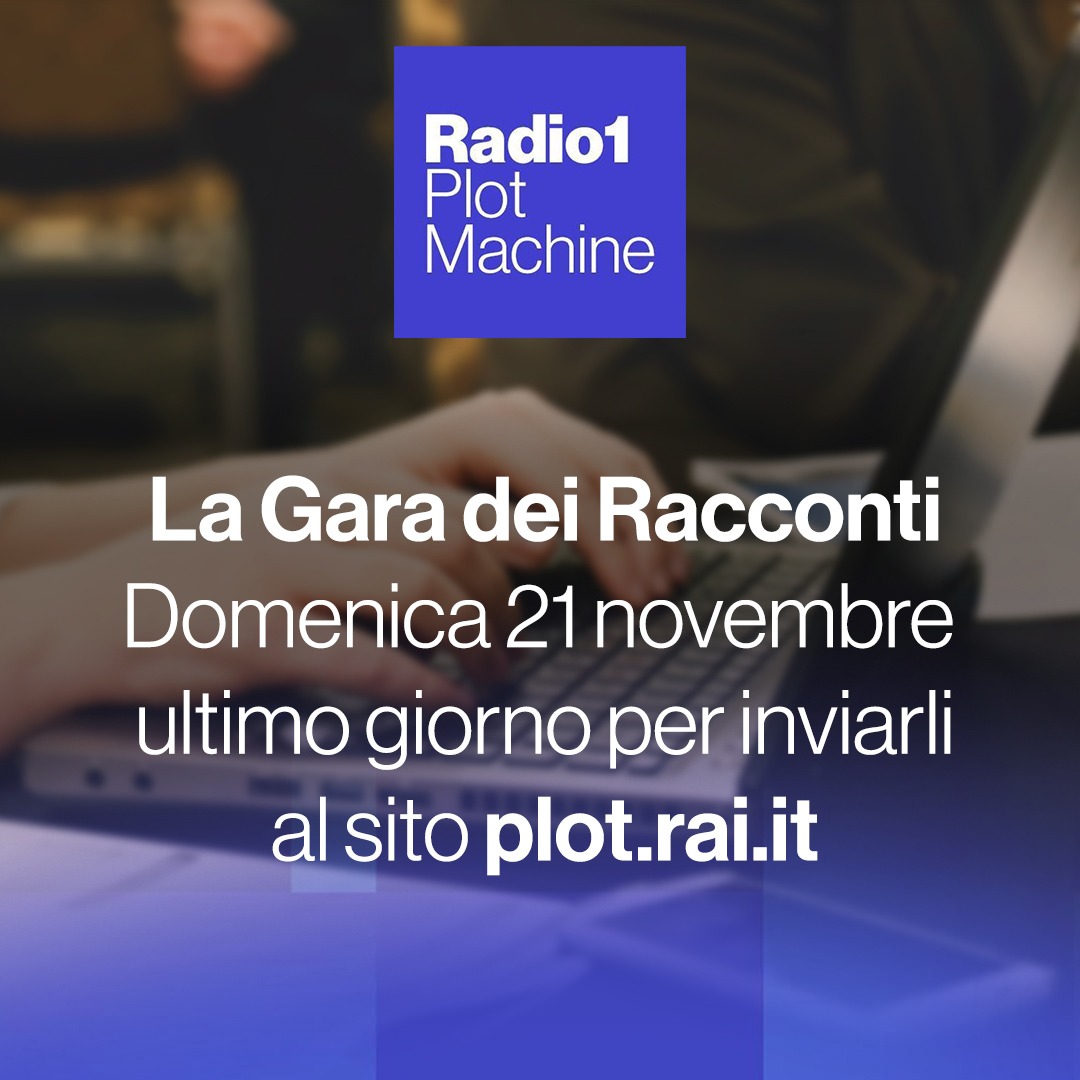 Entro il 21.11 scrivi il tuo racconto con questo incipit: “Il libraio non si scompone…”

Una storia inedita in 1500 caratteri. 
L'Autore del Racconto Vincitore della Gara sarà protagonista di una puntata del programma su @Radio1Rai 

Il lunedì alle 23.05

#latuastoriachenoncera