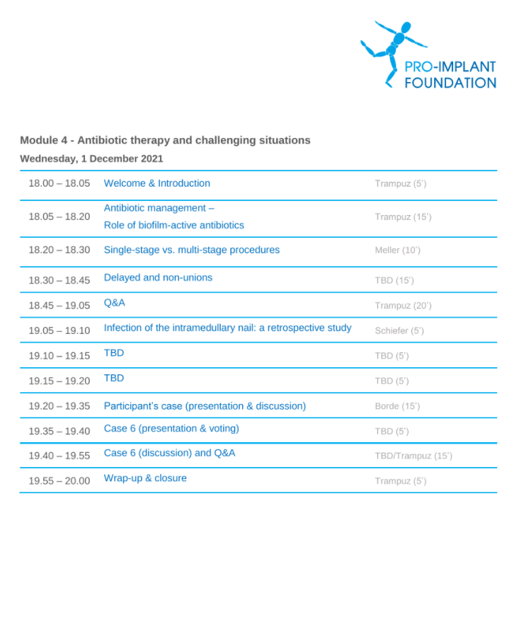 ProImplant's tweet photo. Last chance to register for our #OnlineSeminar on Management of #Fracture-Related #Infections (#FRI), starting today at 6pm Berlin time!

Interested participants can register under the following link: https://t.co/dXZyT2t1Bp https://t.co/g5pLCTJMfO